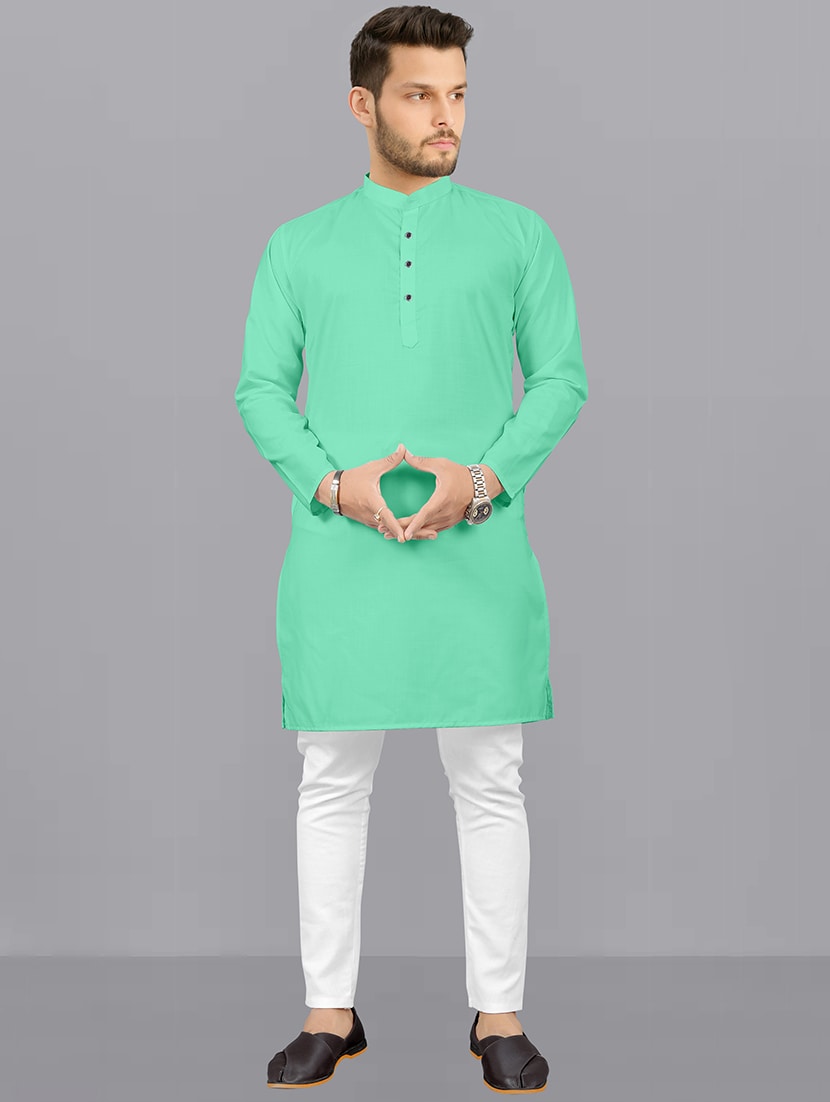 Pack Of 2 Solid Kurta Pyjama Sets