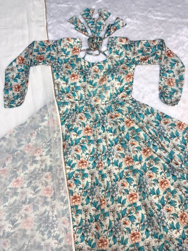 Readymade Printed Cotton Multi Kurta Set - Image 9