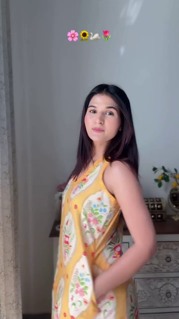 Kurti Paint And Dupatta Set| Kurta For Girls - Image 3