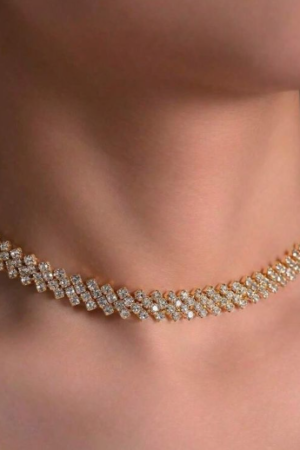 Emerald and Gold Necklace Set