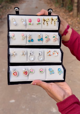 Cute Mini Stud Earrings Collection Set for Girls