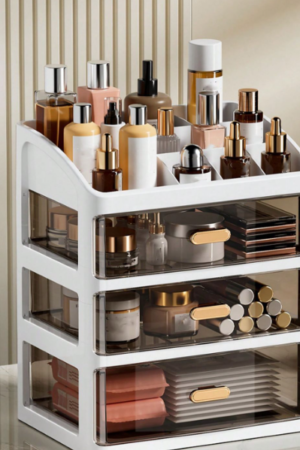 Makeup Organizer with Clear Drawers